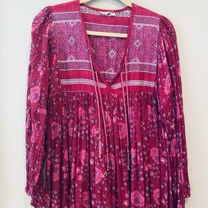 GORGEOUS Spell style Boho Cotton Dress / M/L